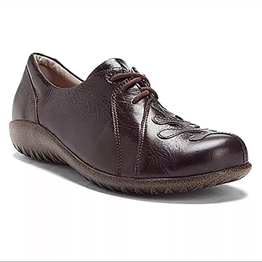 NAOT Hui Leather Leaf Oxfords